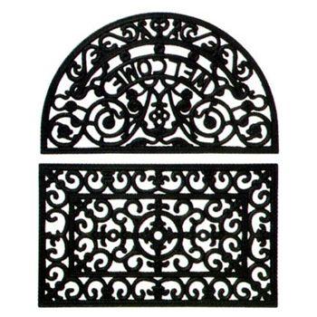 ガーデンマット 長方形と半円のセット