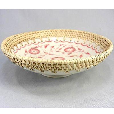 籐&陶器フルーツバスケット FBNA-R