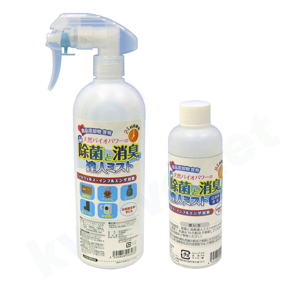 除菌と消臭 達人ミスト