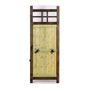 目隠し竹フェンス（袖型）［代金引換：不可］