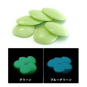 セレネストーン（大）ライムグリーン 1kg 約40個入 蓄光玉砂利［代金引換：不可］