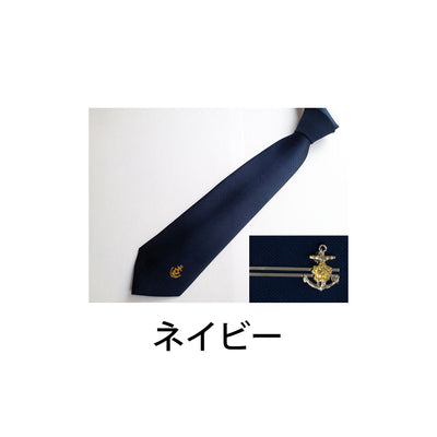 絡み桜錨 ネクタイ・タイピン・カフスセット
