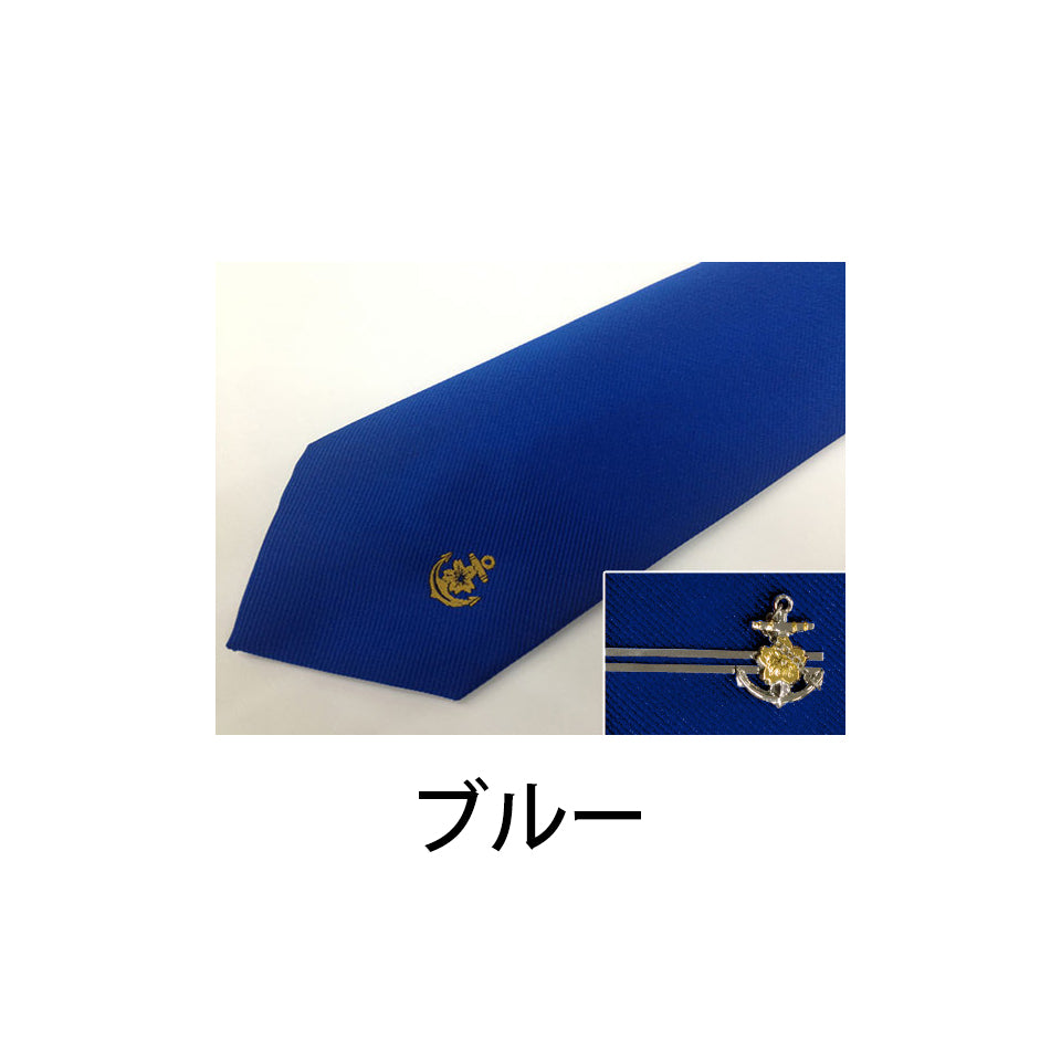 絡み桜錨 ネクタイ・タイピン・カフスセット