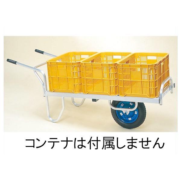アルミ製 コンテナカー コンテナ3個用 - 個人宅［代金引換：不可］