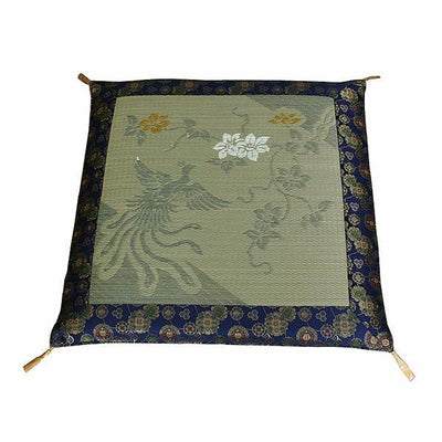 高級 仏前座布団鳳凰 金襴・い草リバーシブル［代金引換：不可］