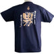 Tシャツ 男の修行 錨タイプ （半袖・紺） Mサイズ