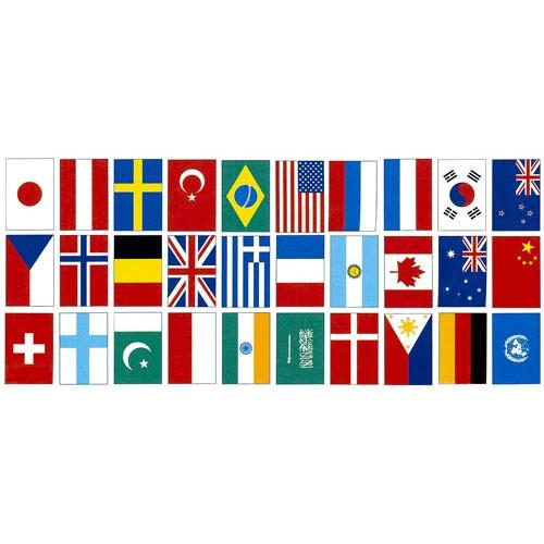 テトロン万国旗（30ヶ国一連 全長22m）