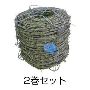 亜鉛めっき有刺鉄線（SSゴールド）［代金引換：不可］
