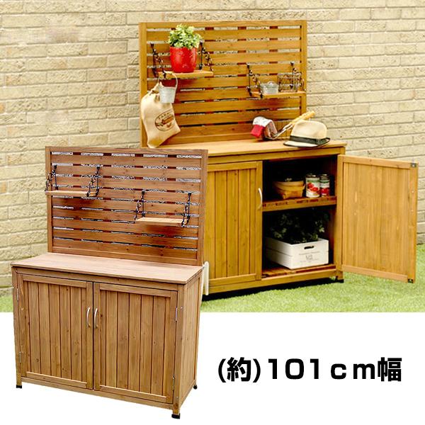 パネル付き 収納庫［代金引換：不可］