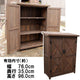 天然木製 屋外 収納庫 高さ120cm［代金引換：不可］