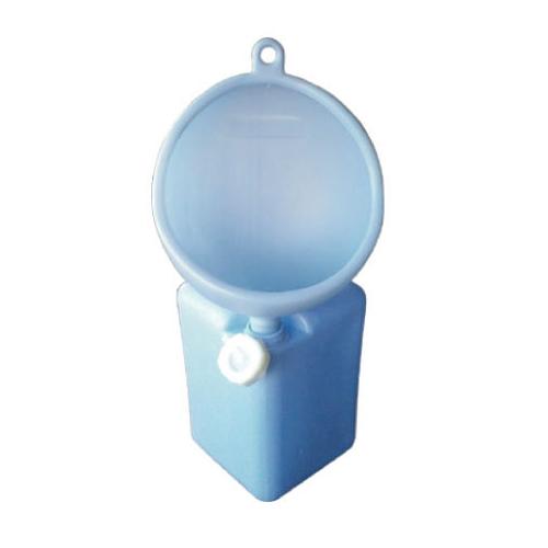 簡易トイレ ポータブルトイレ 男性専用小便器上下一式（タンク＋便器セット）［代金引換：不可］