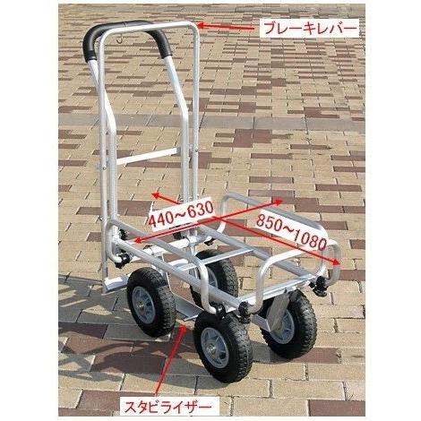 ブレーキ付アルミハウスカー